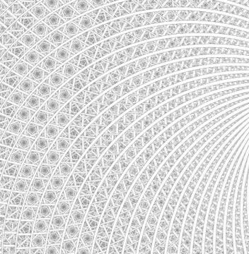 Spirals, rings and loops with texture on background Illustrazione stock