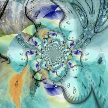 Spirals of Time Stock Illustration