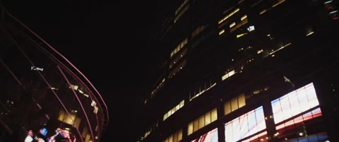Spire 73, Intercontinental Downtown LA anamorphic Stock Footage 300314387