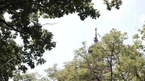 Spire Krumlov Stock Footage 41116506