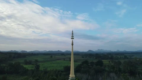 The spire of a temple Stock Footage 148283582