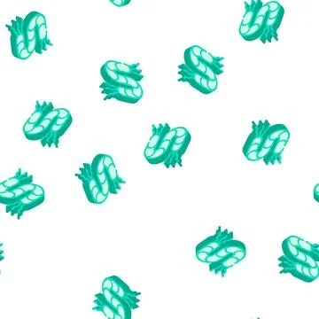 Spirilla bacteria isometric icon vector isolated illustration Illustrazione stock