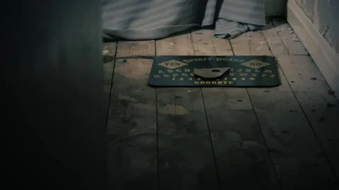 Spirit board for ghost communication Video stock 331247385