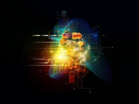 Spirit of Cloud Technology Illustrazione stock