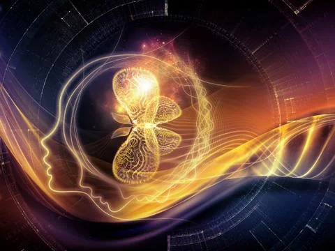 Spirit of Inner Lines Stock Illustration