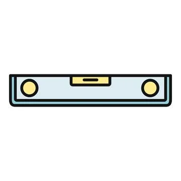 Spirit level tool ensuring accurate measurement and balance Ilustración de archivo