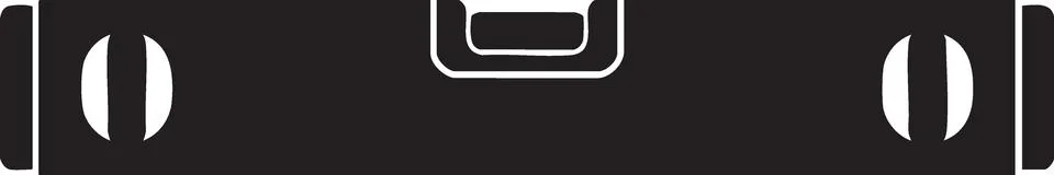 Spirit Level Tool Icon Stock Illustration