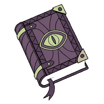Spiritbound Grimoire 8 Bit Pixel Art Stock Illustration