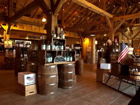 Spirits tasting room Stock Photos