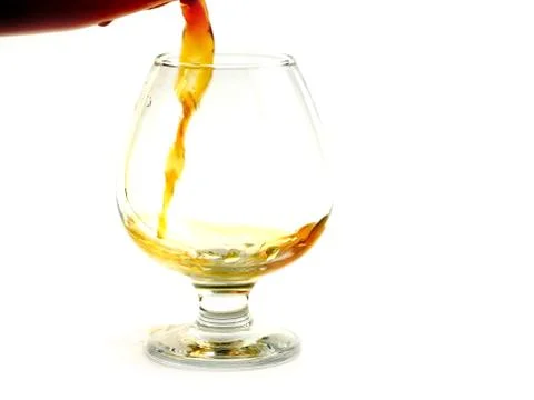 Spirits when pouring Stock Photos