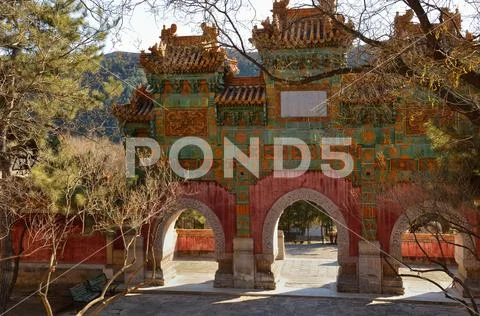 Spiritual gate. Stock Photos