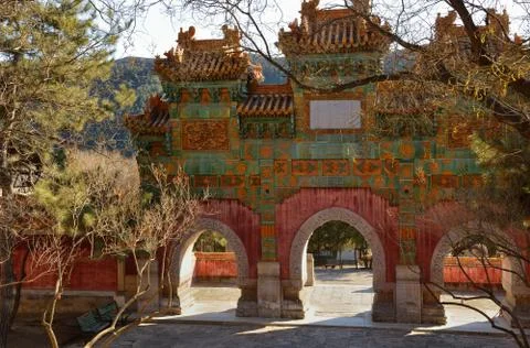 Spiritual gate. Stock Photos
