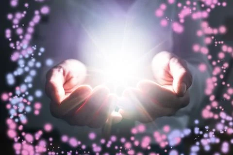 Spiritual Reiki Healing Psychic Energy Light Stock Photos