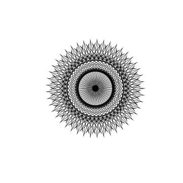 SPIROGRAPH DESIGN Illustrazione stock