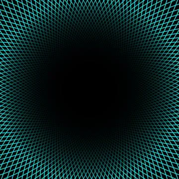 Spirograph grid portal vector background Stock Illustration