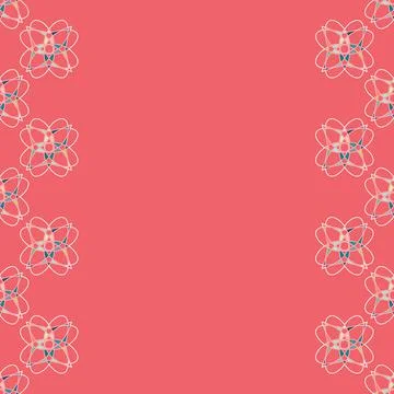 Spirograph pattern Illustrazione stock