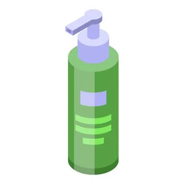 Spirulina dispnser icon isometric vector. Seaweed plant Stock Illustration