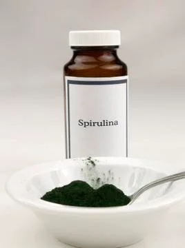 Spirulina Stockfoto's