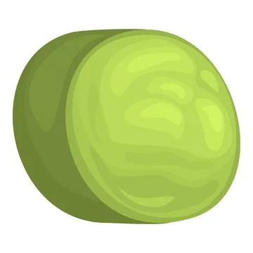 Spirulina roll icon cartoon vector. Alga plant Stock Illustration