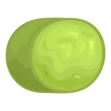 Spirulina roll icon cartoon vector. Alga plant Stock Illustration