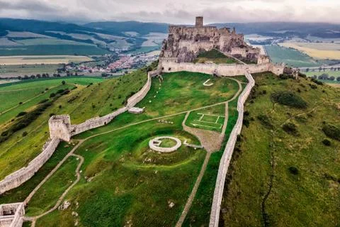 Spis castle slovakia Stock Photos