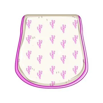 Spit burp cloths cartoon vector illustration Illustrazione stock