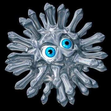 Spiteful virus Stock Illustration
