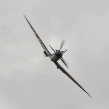 Spitfire british fighter plane Stock Photos