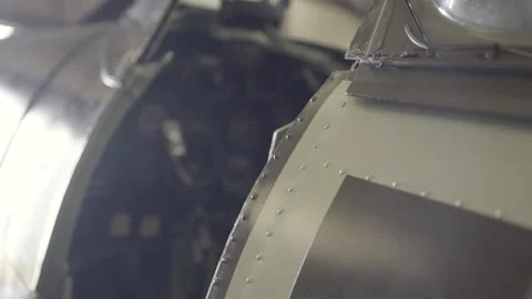 Spitfire Cockpit Stock Footage 136048382