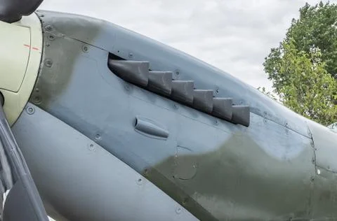 Spitfire exhaust Stock Photos