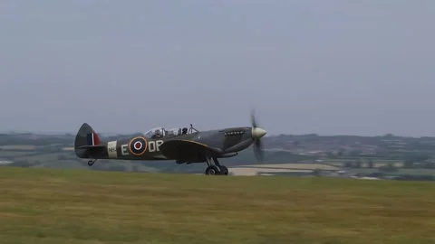 SPITFIRE MK IXT NH341 Stock Footage 243496058