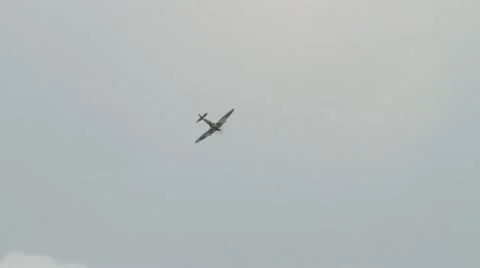 Spitfire ww2 plane Stock Footage 11845904