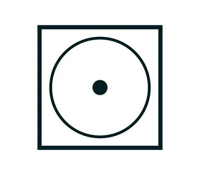 Spittoon or cuspidor symbol Stock Illustration