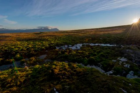 Spitzberg tundra Stock Photos