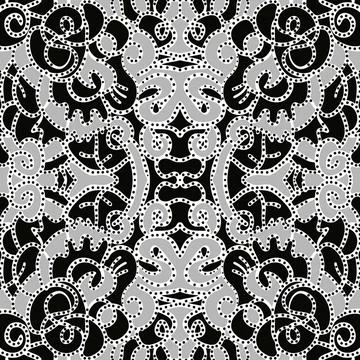 Spitzenmuster seamless pattern with holes Copyright: xZoonar.com/angetax 8... Stock Photos