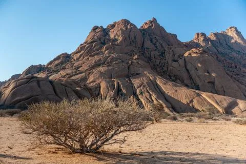 Spitzkoppe around sunset Stock Photos