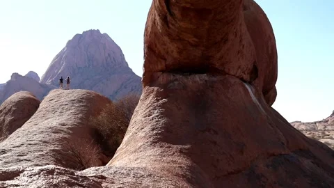 Spitzkoppe mountains in Namibia Africa.HD Vidéo 144323562