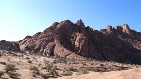 Spitzkoppe mountains in Namibia Africa.HD 库存影片 144326338
