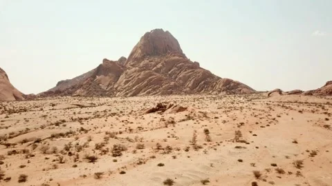 Spitzkoppe Namibia Pan Drone Video Stock Footage 323013833