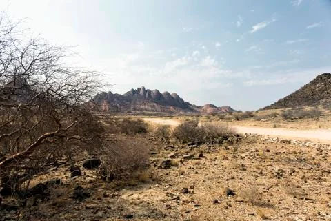 Spitzkoppe in Namibia Stock Photos