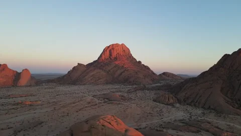 Spitzkoppe by Sunrise Stock Footage 276579515