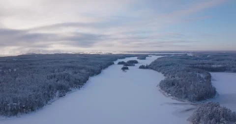 Spjutsund  - winter Stock Footage 305773590