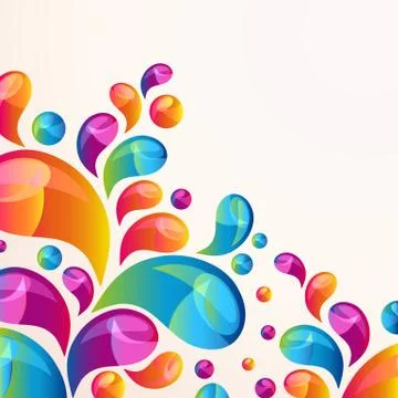 Splach vector background cover template. Stock Illustration