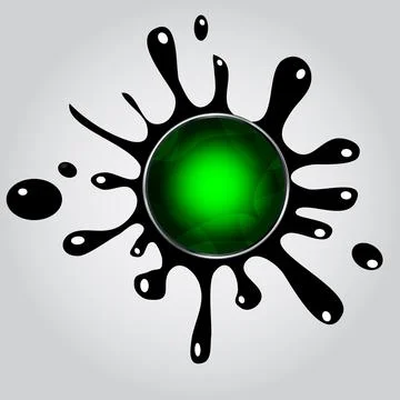 Splash abstract background. Raster version. Stock Illustration