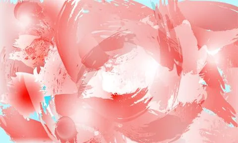 Splash background in rose tints. Abstract design element Stock Illustration