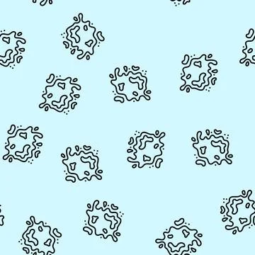 Splash bleach vector seamless pattern Stock Illustration