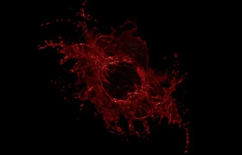 Splash of Blood 스톡 일러스트