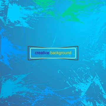 Splash on blue creative modern vector background Stock Illustration