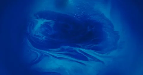 Splash blue ink blur fluid pigment water texture Stock Illustration