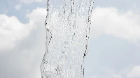 Splash of blue water Stock Footage 7730895